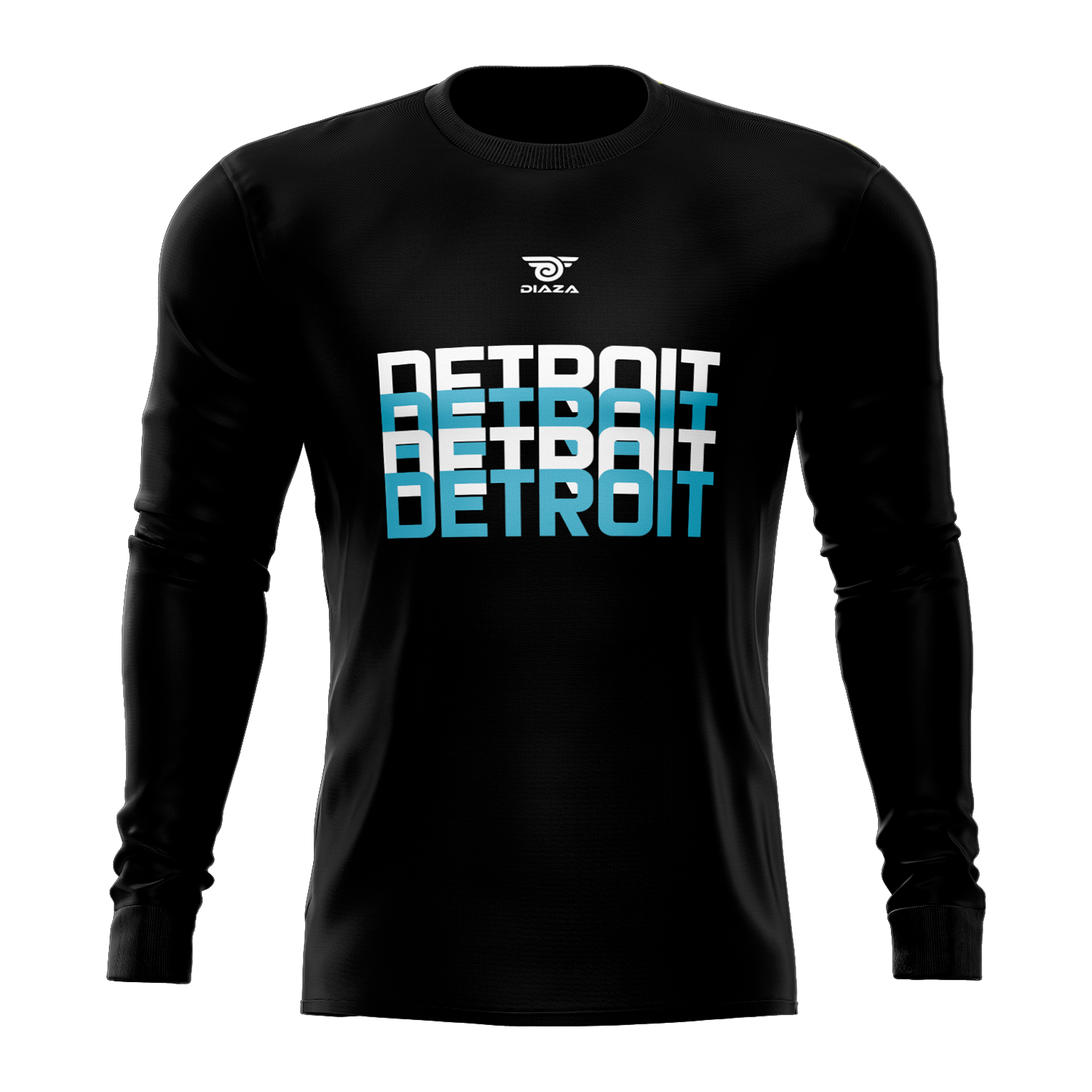 Detroit Metro FC Black Long Sleeve Jersey - Diaza Football 
