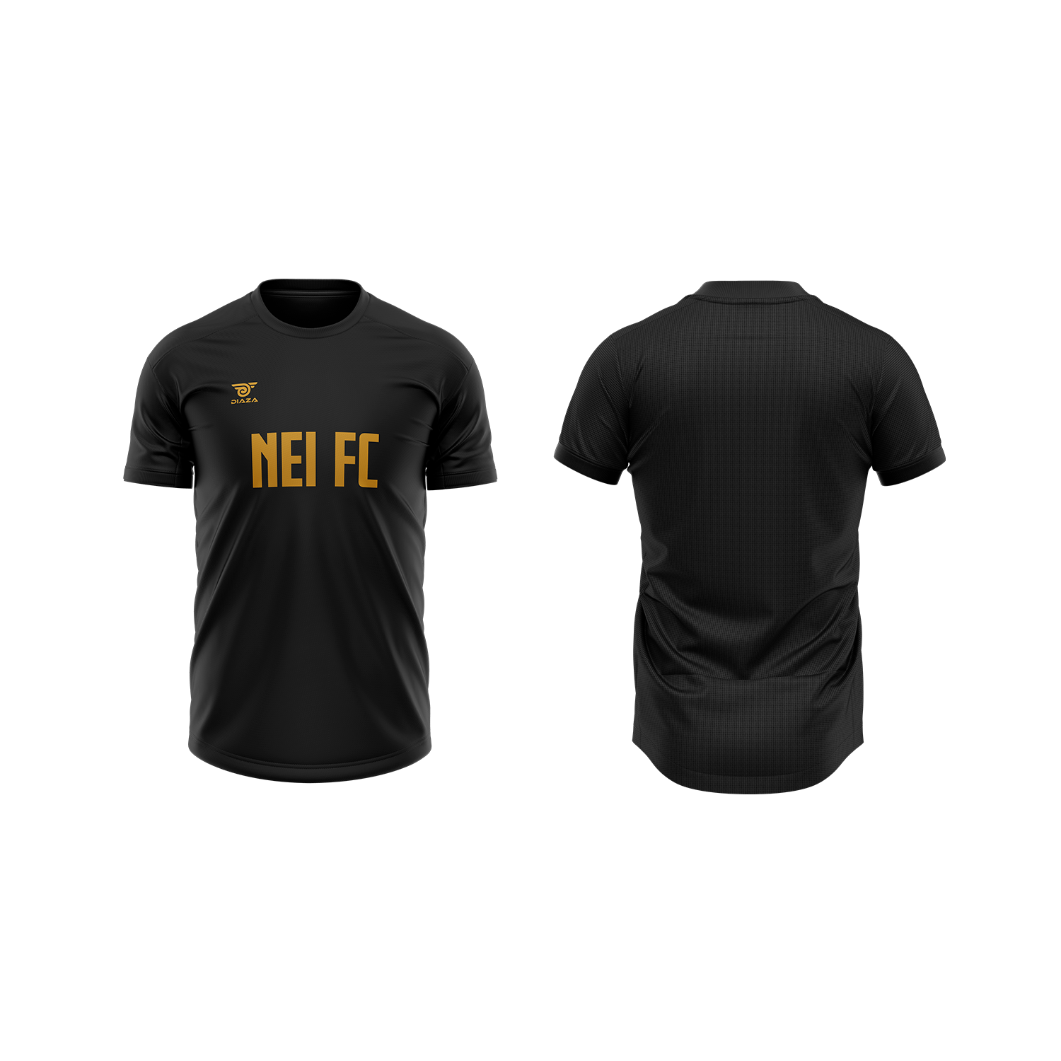 NEI FC Dipro Shirt Black - Diaza Football 