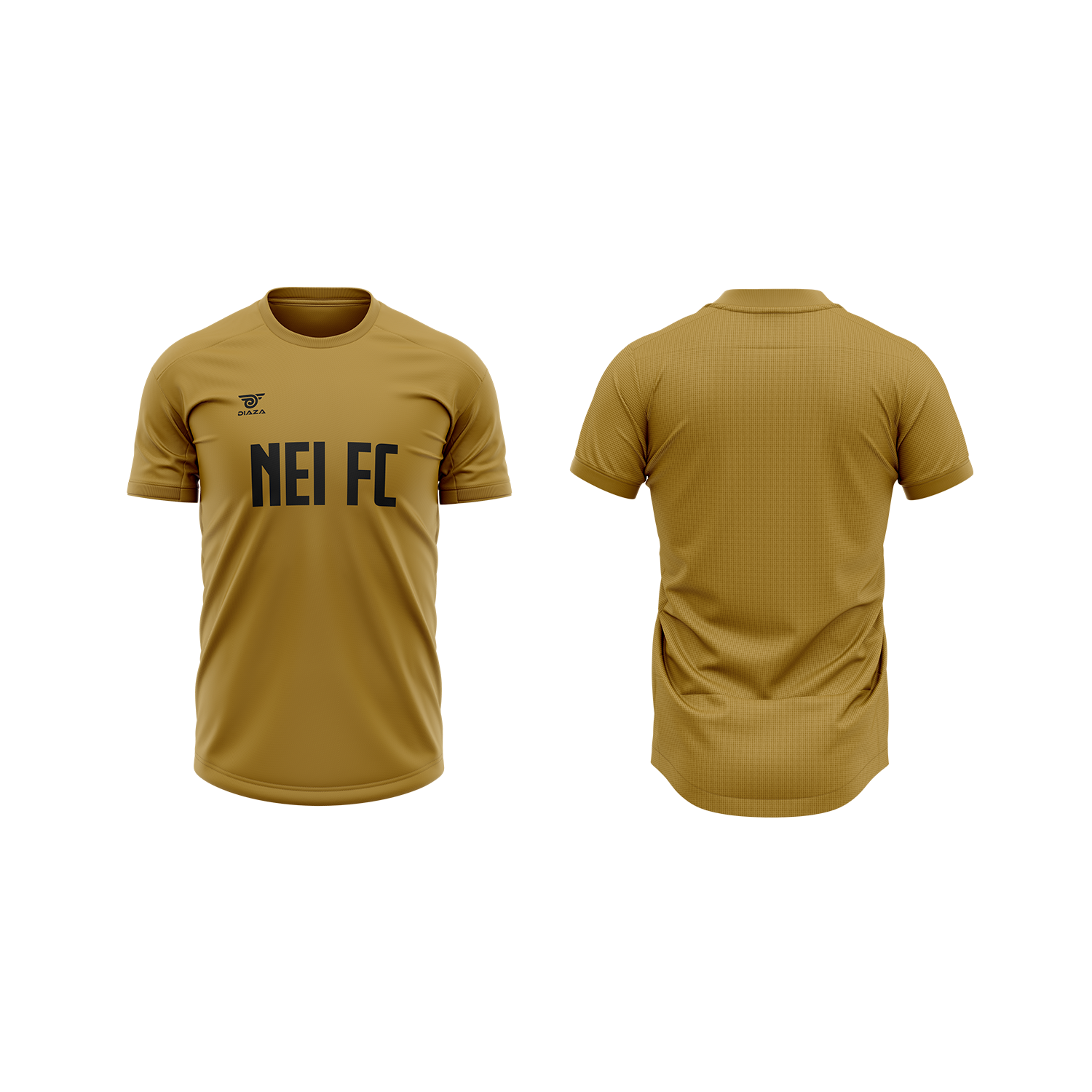 NEI FC Dipro Shirt Gold - Diaza Football 