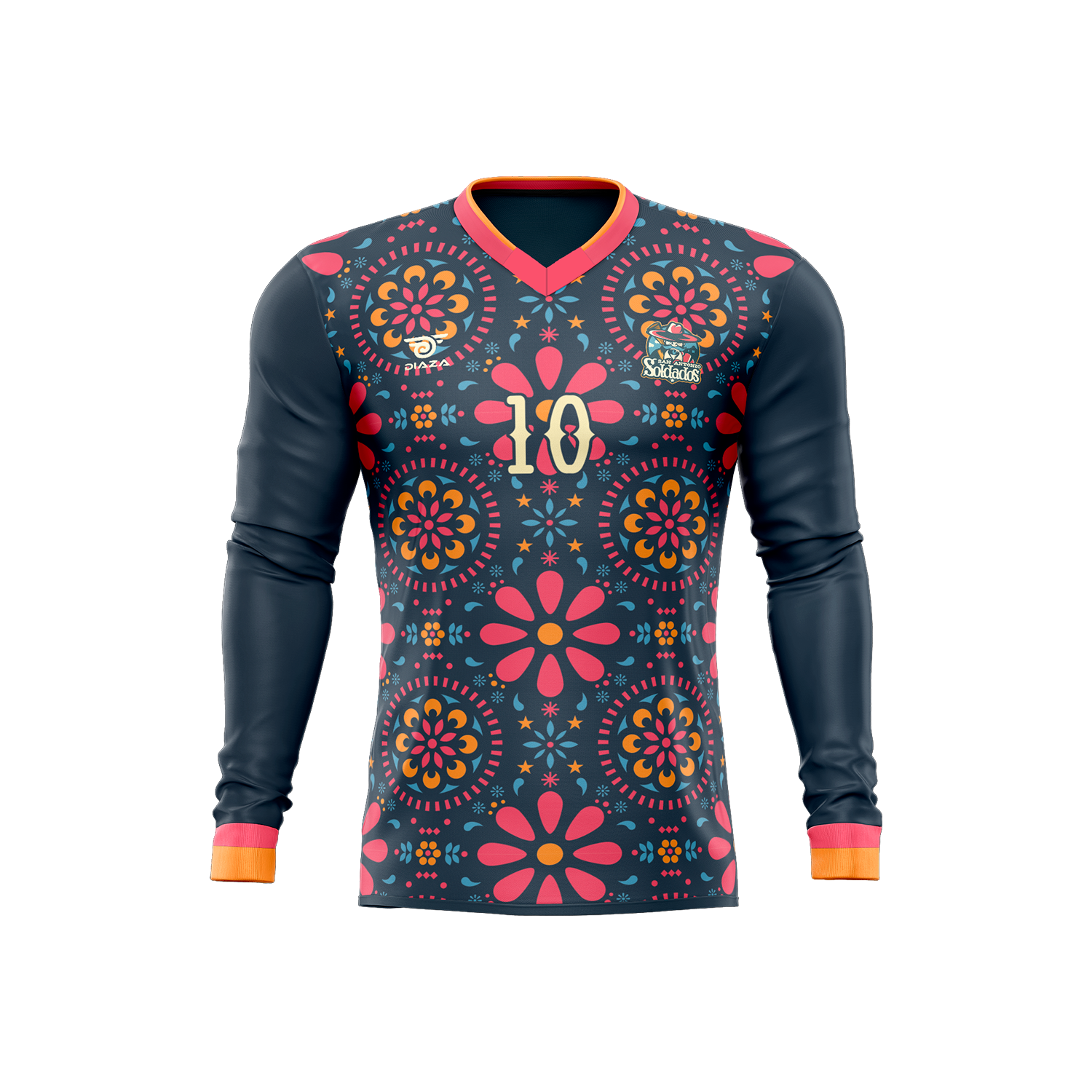 San Antonio Soldados Home Long Sleeve Jersey - Diaza Football 