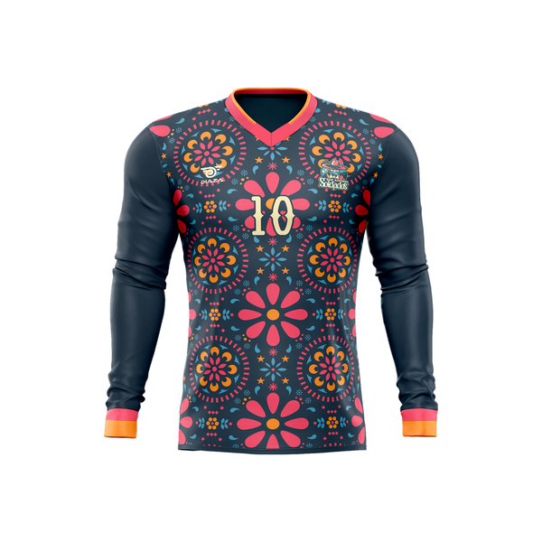 San Antonio Soldados Home Long Sleeve Jersey