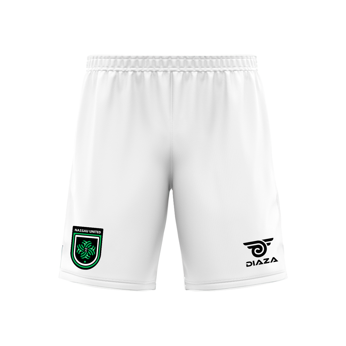 nassau united game short white