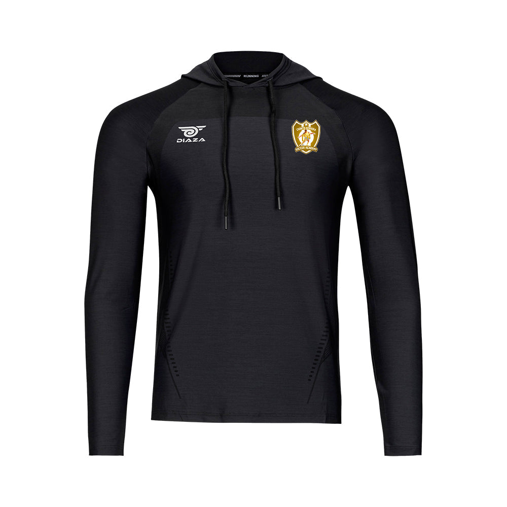 CH4 Suba Hooded Long Sleeve Black - Diaza Football 
