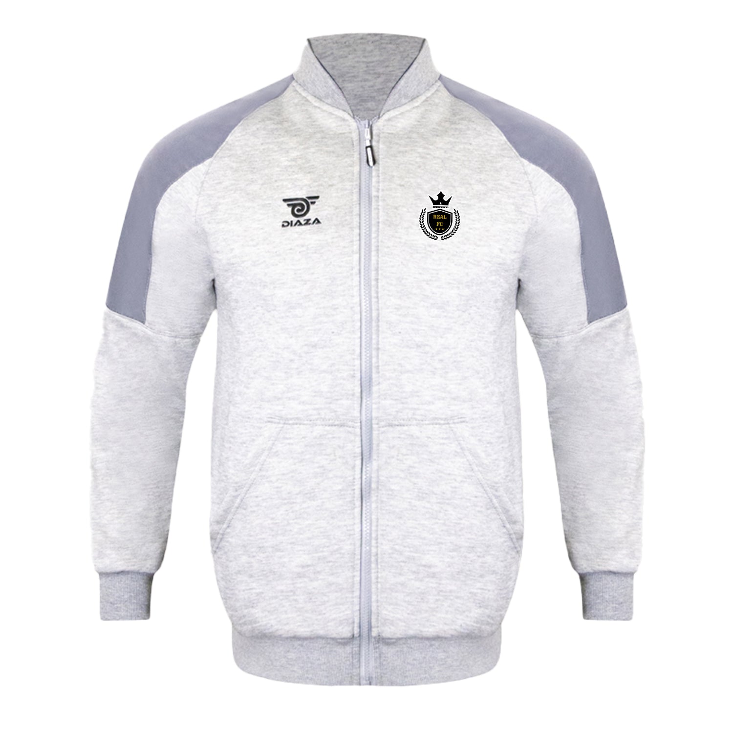 Real FC Vintage Jacket Grey - Diaza Football 