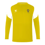 Maglia da allenamento a maniche lunghe gialla Diamond State Academy - Diaza Football 