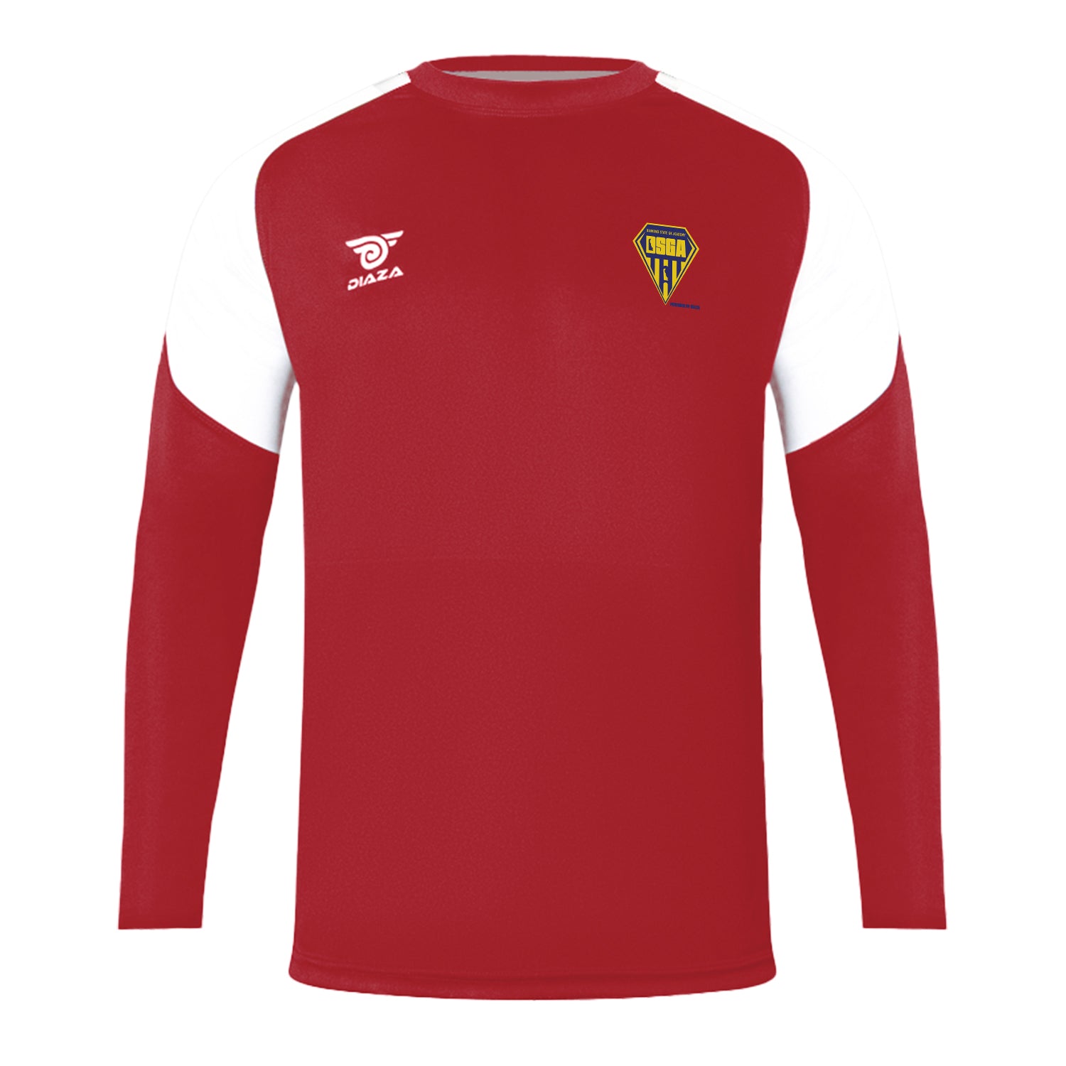 Diamond State Academy Long Sleeve Training Red - Diaza Football 