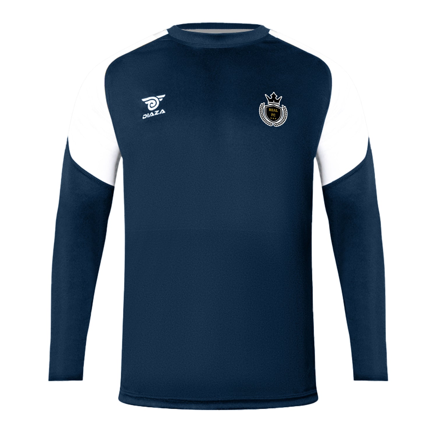 Real FC Long Sleeve Training Navy Blue - Diaza Football 