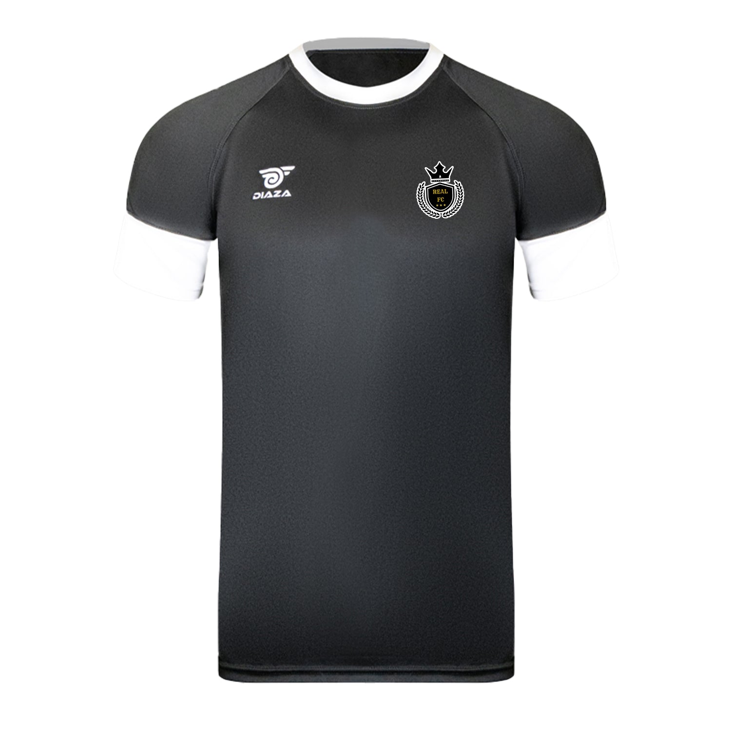 Real FC Short Sleeve Training Black - Diaza Football 