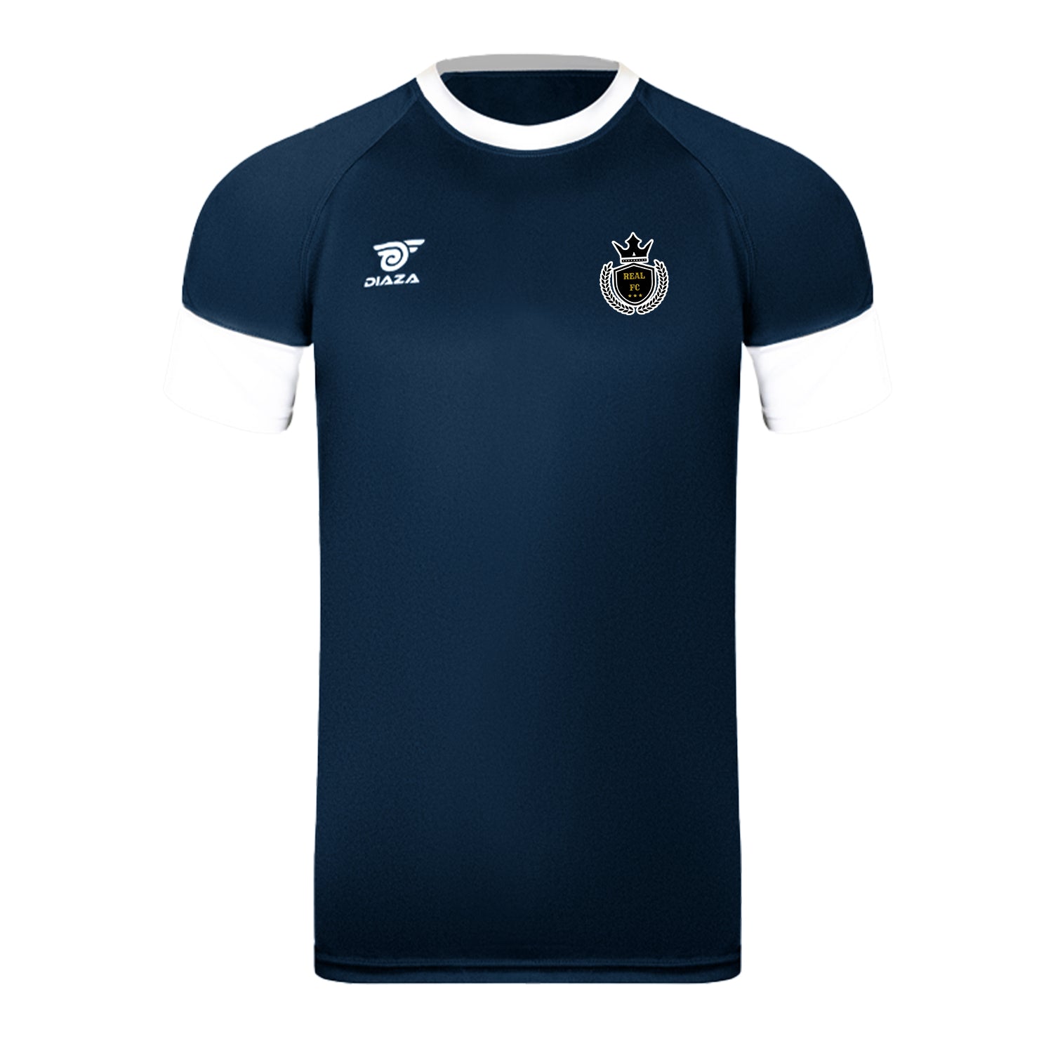 Real FC Short Sleeve Training Navy Blue - Diaza Football 