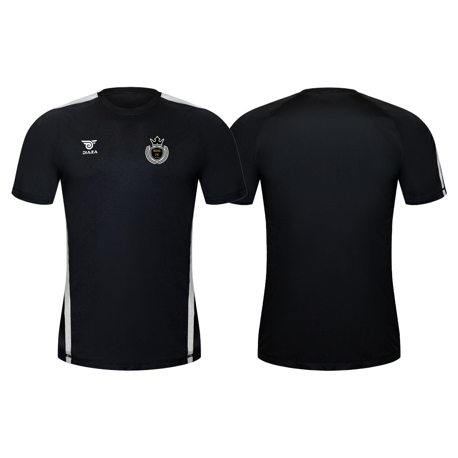 Real FC City Training Jersey Black White - Diaza Football 