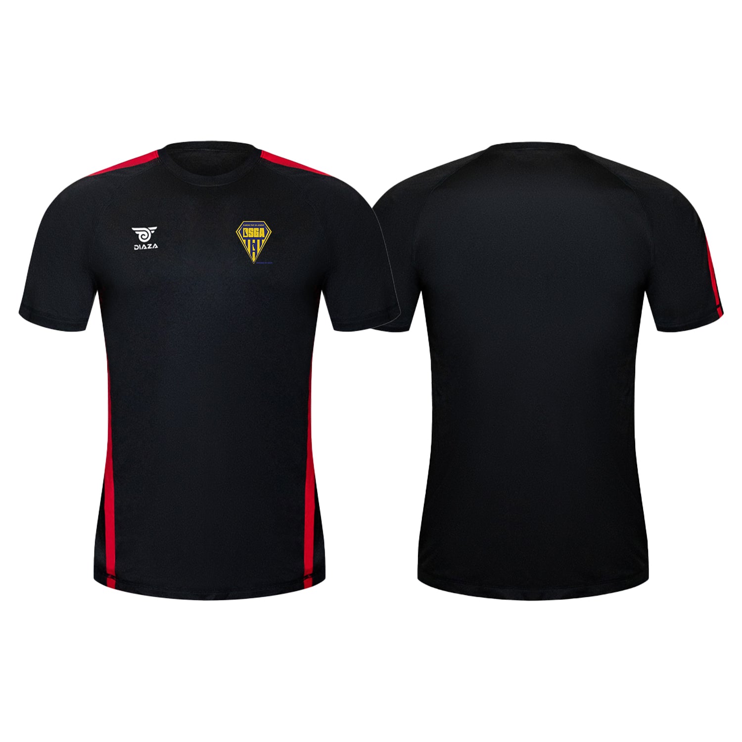 Diamond State Academy City Training Jersey Black Red - Diaza Football 
