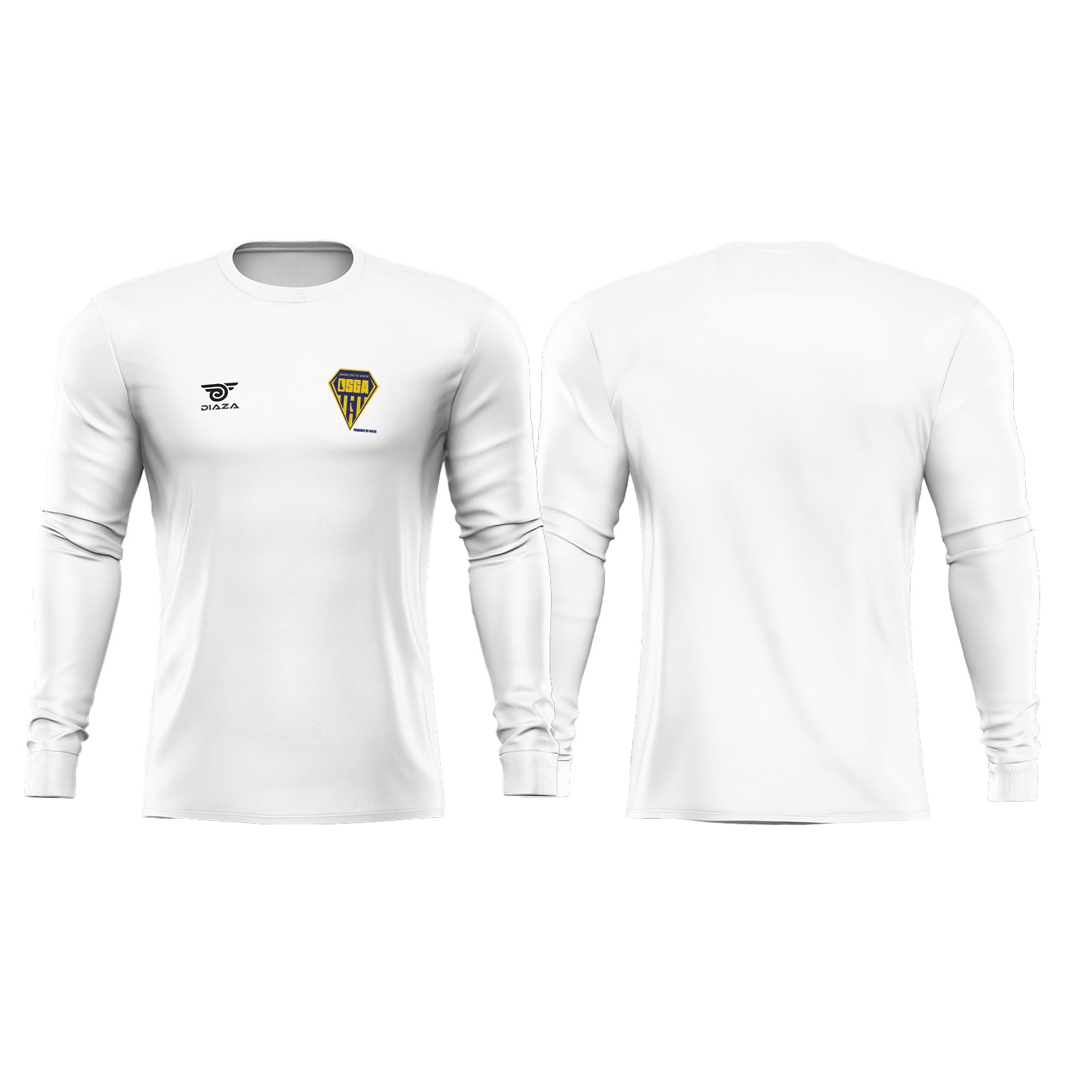 Diamond State Academy Long Sleeve Dipro-Shirt White - Diaza Football 