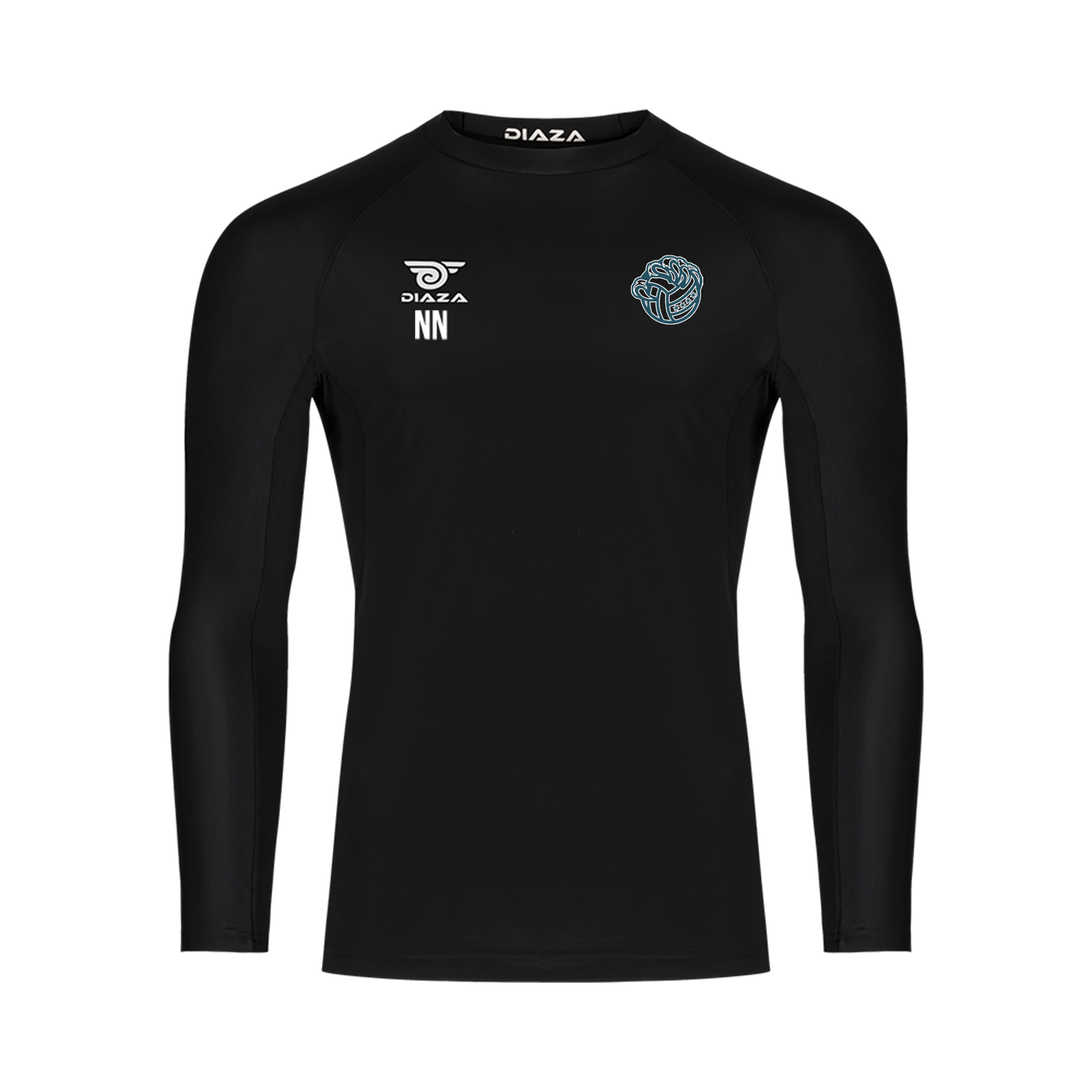Chicago Prowl Long Sleeve Compression Shirt Black - Diaza Football 