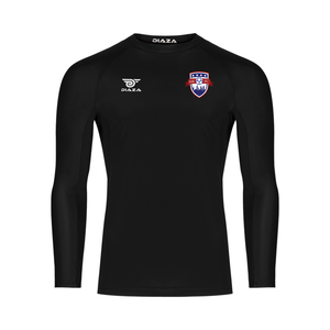 Manhattan Kickers Long Sleeve Compression Shirt Black - Diaza Football 