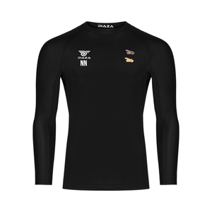 Charlotte Aviators Long Sleeve Compression Shirt Black - Diaza Football 