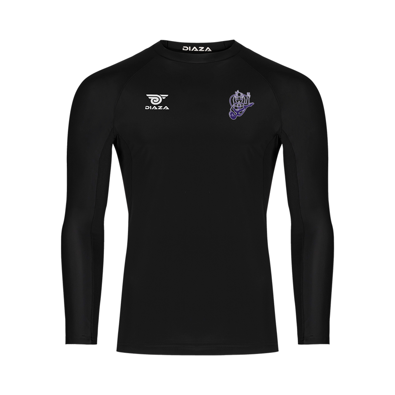 Cleveland Riff Long Sleeve Compression Shirt Black - Diaza Football 
