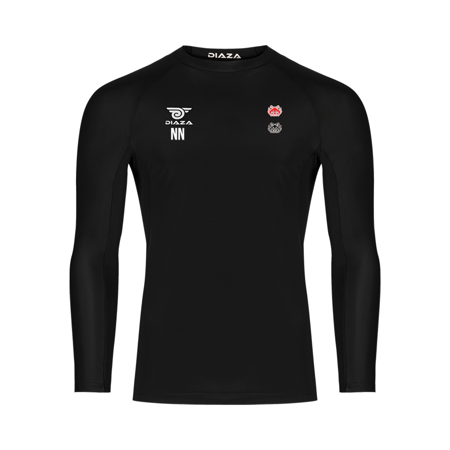 Toronto Raiders Long Sleeve Compression Shirt Black - Diaza Football 