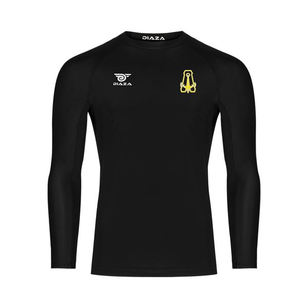 Washington Admirals Long Sleeve Compression Shirt Black - Diaza Football 