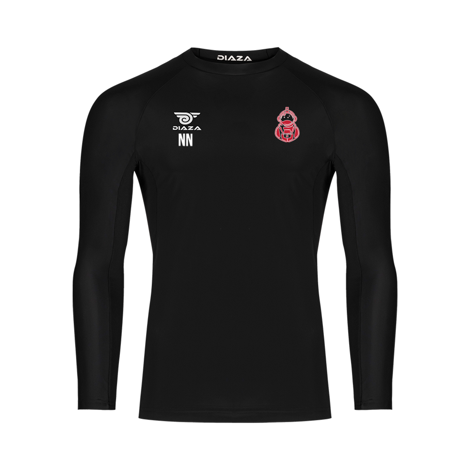 League City Legends Long Sleeve Compression Shirt Black - Diaza Football 