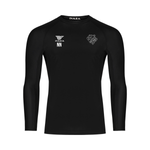 Ottawa Black Bears Long Sleeve Compression Shirt Black - Diaza Football 