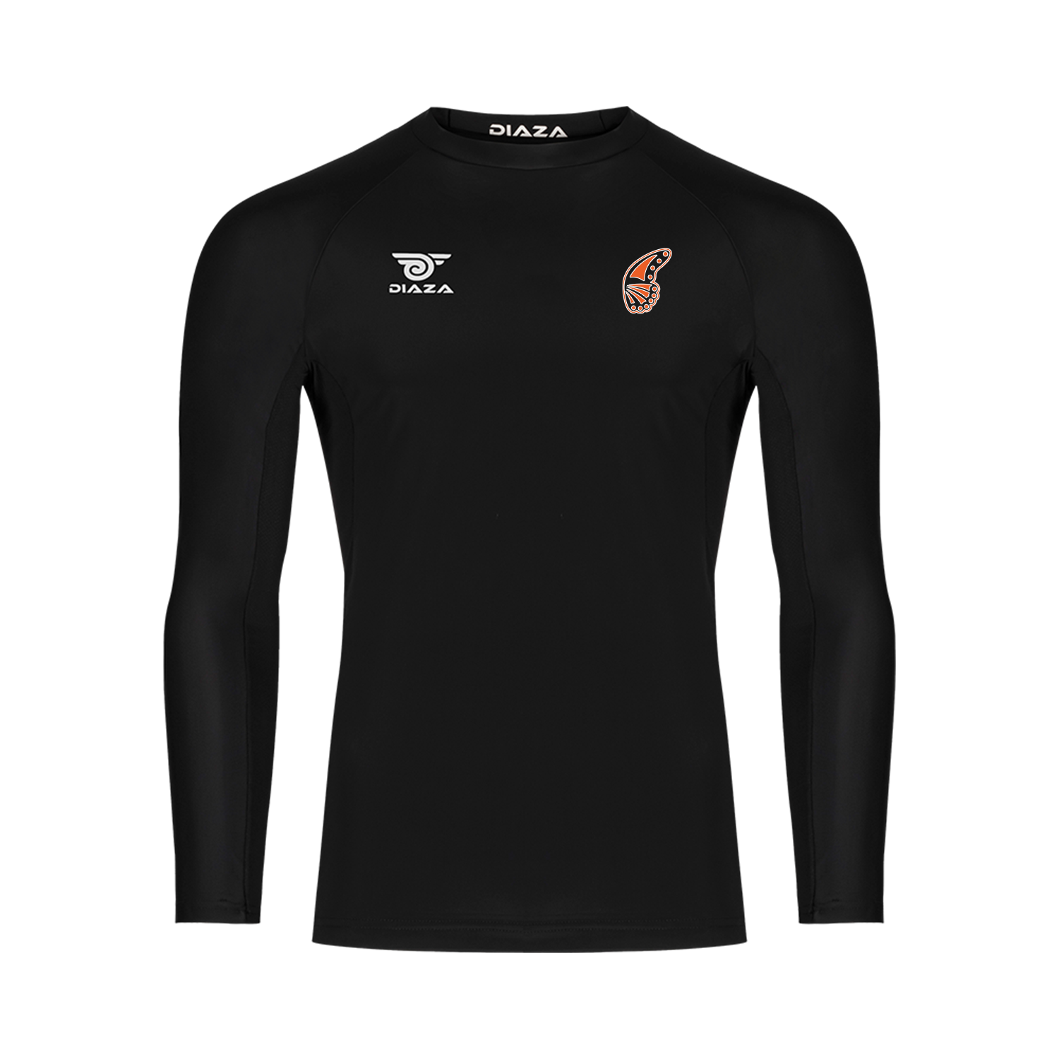 Minneapolis Monarchs Long Sleeve Compression Shirt Black - Diaza Football 