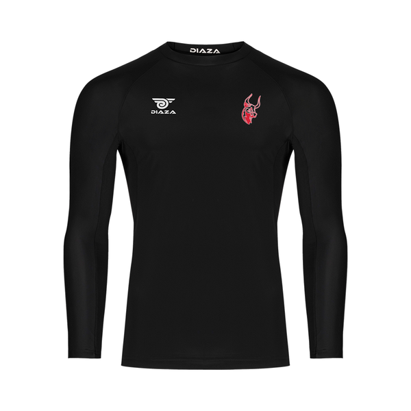 Kansas City Stampede Long Sleeve Compression Shirt Black - Diaza Football 