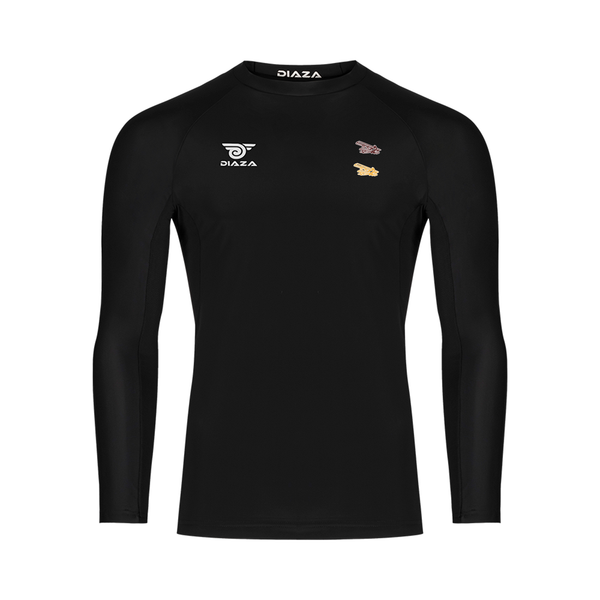 Charlotte Aviators Long Sleeve Compression Shirt Black - Diaza Football 