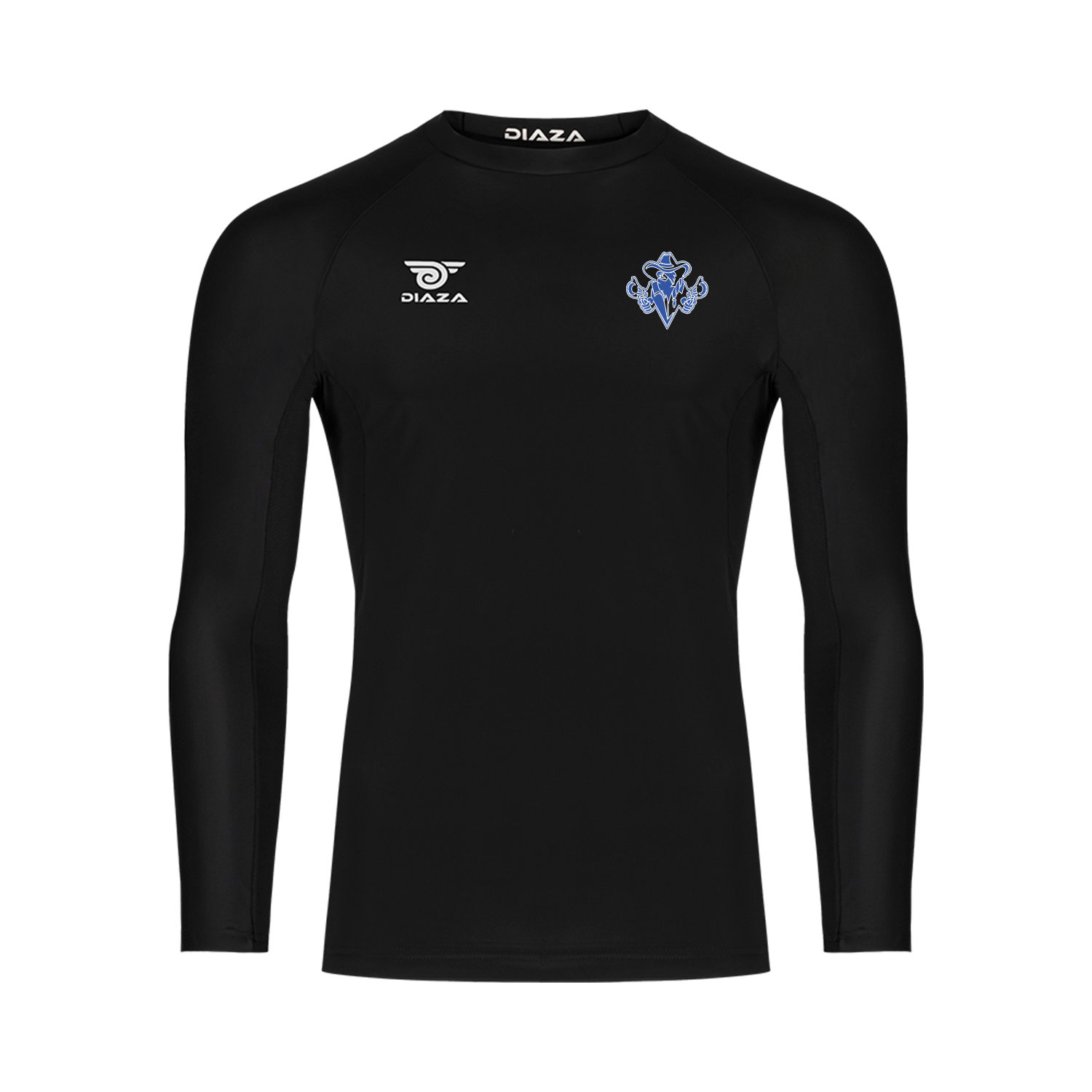 Austin Outlaws Long Sleeve Compression Shirt Black - Diaza Football 