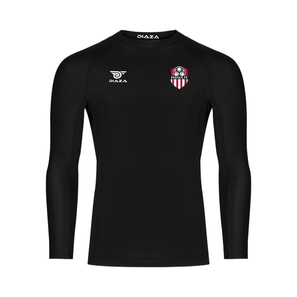 Passaic FC Long Sleeve Compression Jersey Black