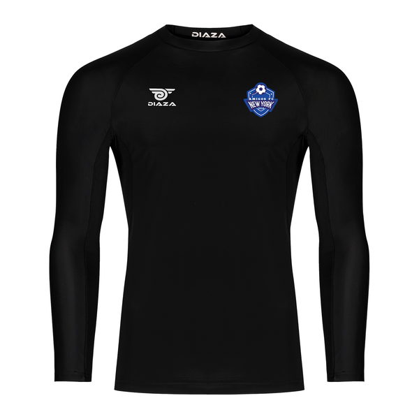 Amigos FC Long Sleeve Compression Jersey Black - Diaza Football 