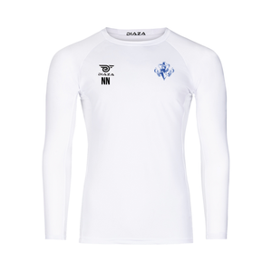 Austin Outlaws Long Sleeve Compression Shirt White - Diaza Football 