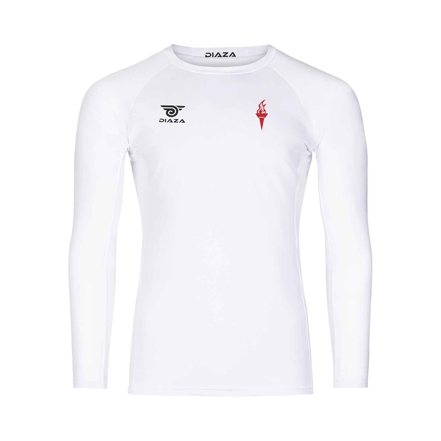 New York Titans Long Sleeve Compression Shirt White - Diaza Football 