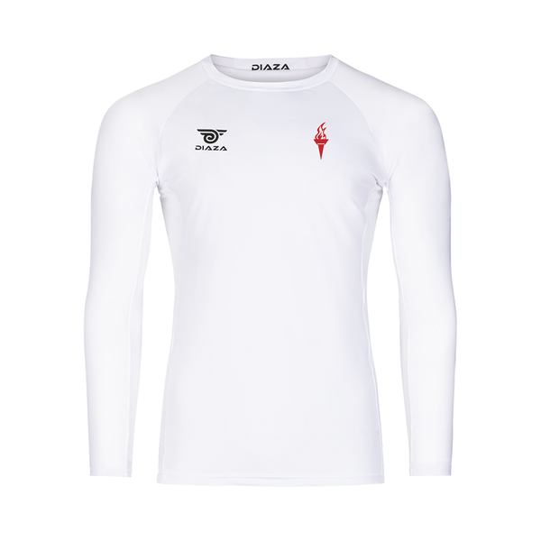 New York Titans Long Sleeve Compression Shirt White - Diaza Football 