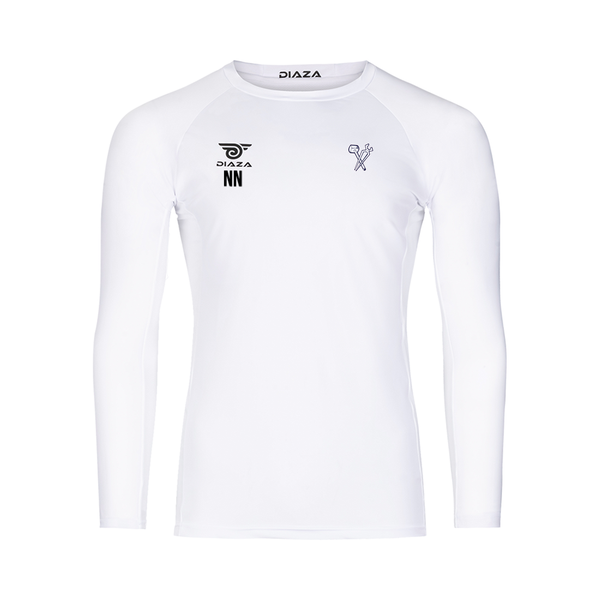 Boston Forge Long Sleeve Compression Shirt White - Diaza Football 
