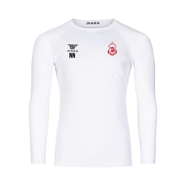 League City Legends Long Sleeve Compression Shirt White - Diaza Football 