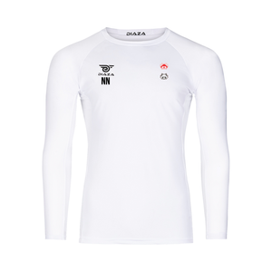 Toronto Raiders Long Sleeve Compression Shirt White - Diaza Football 