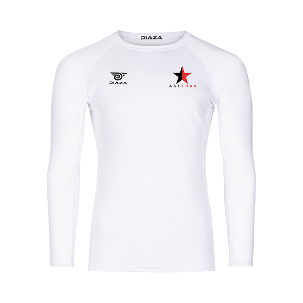 Asteras Long Sleeve Compression Jersey White - Diaza Football 