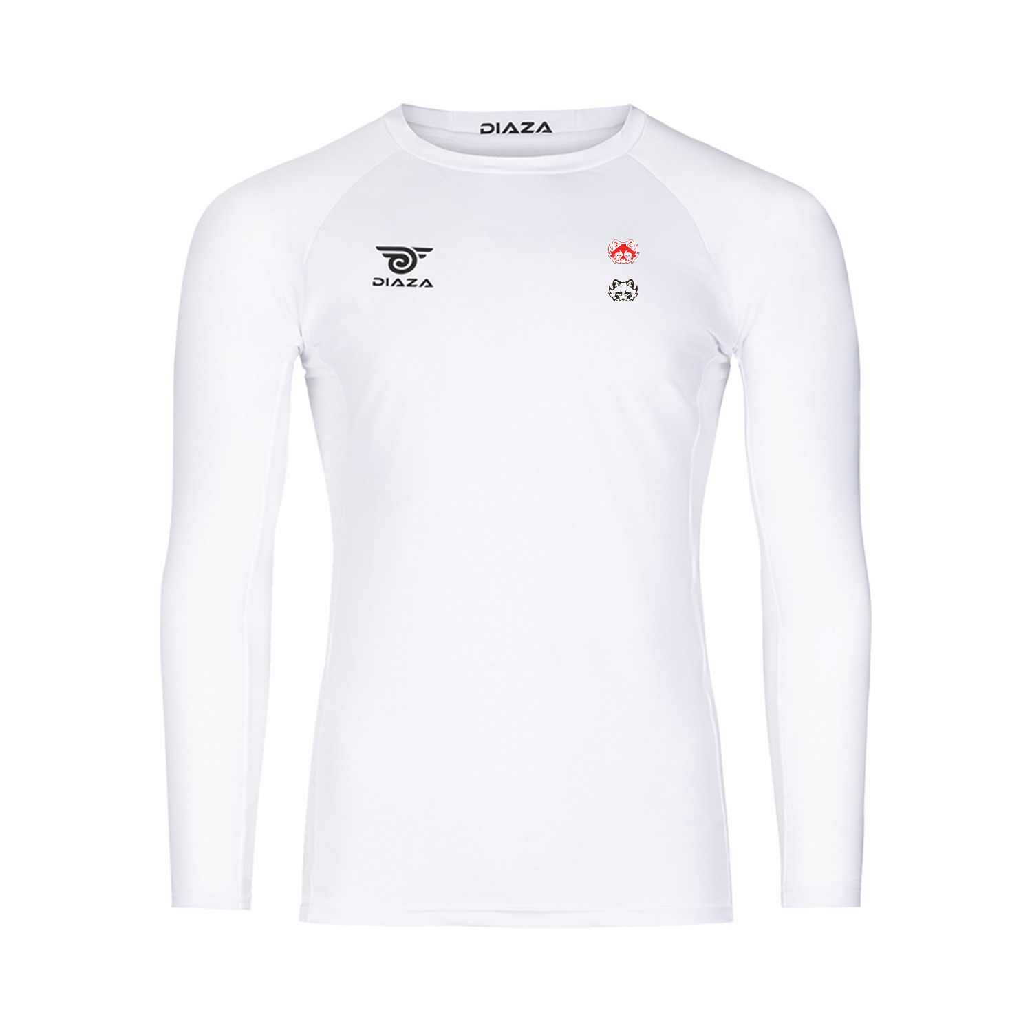 Toronto Raiders Long Sleeve Compression Shirt White - Diaza Football 