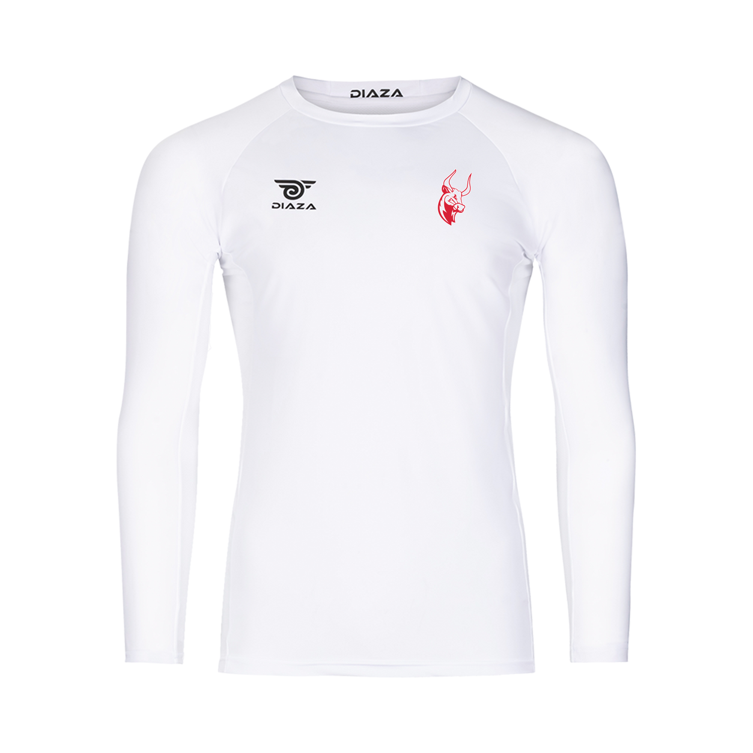 Kansas City Stampede Long Sleeve Compression Shirt White - Diaza Football 