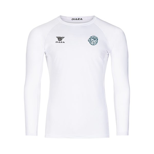 Chicago Prowl Long Sleeve Compression Shirt White - Diaza Football 