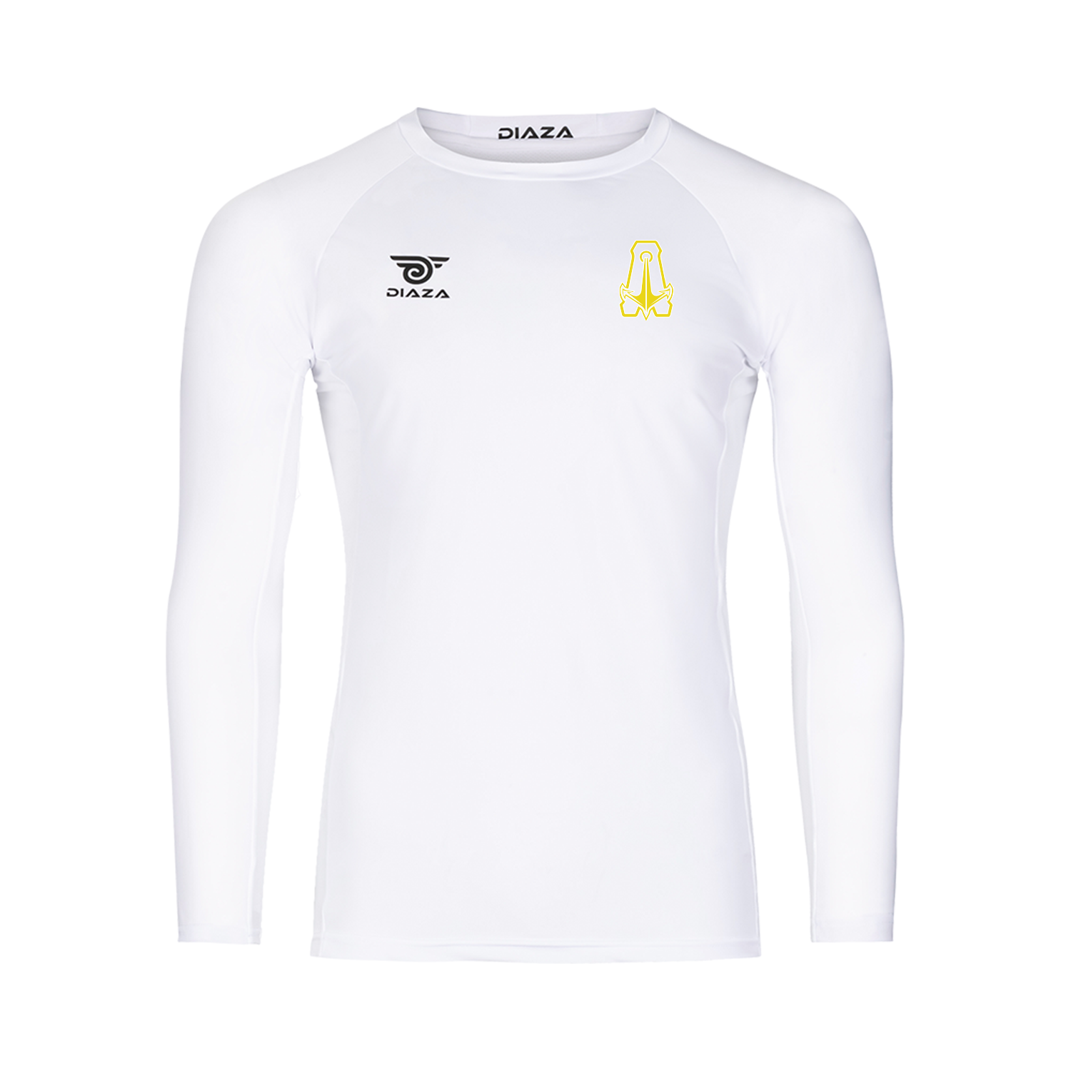 Washington Admirals Long Sleeve Compression Shirt White - Diaza Football 