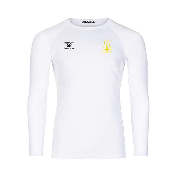 Washington Admirals Long Sleeve Compression Shirt White - Diaza Football 
