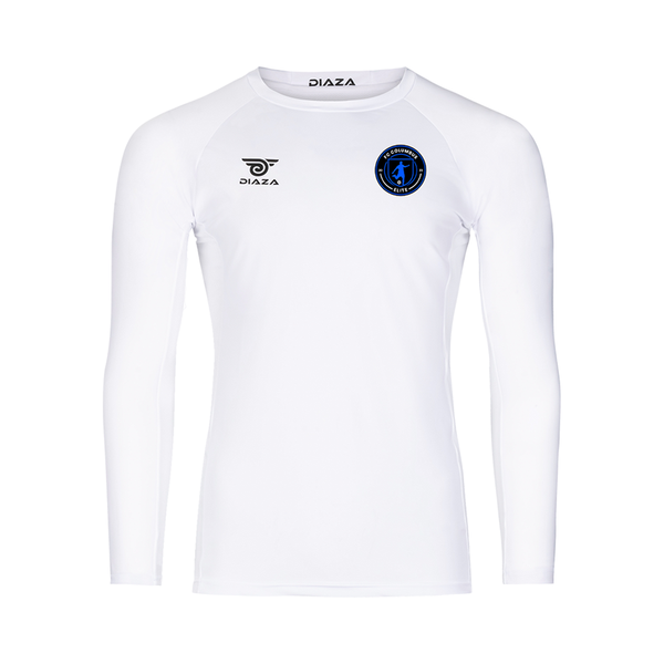 FC Columbus Long Sleeve Compression Jersey White - Diaza Football 