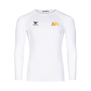 AM Training Long Sleeve Compression Jersey White - Diaza Football 