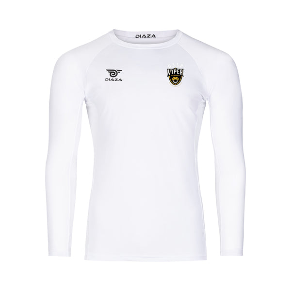 Vyper Academy Long Sleeve Compression Jersey White
