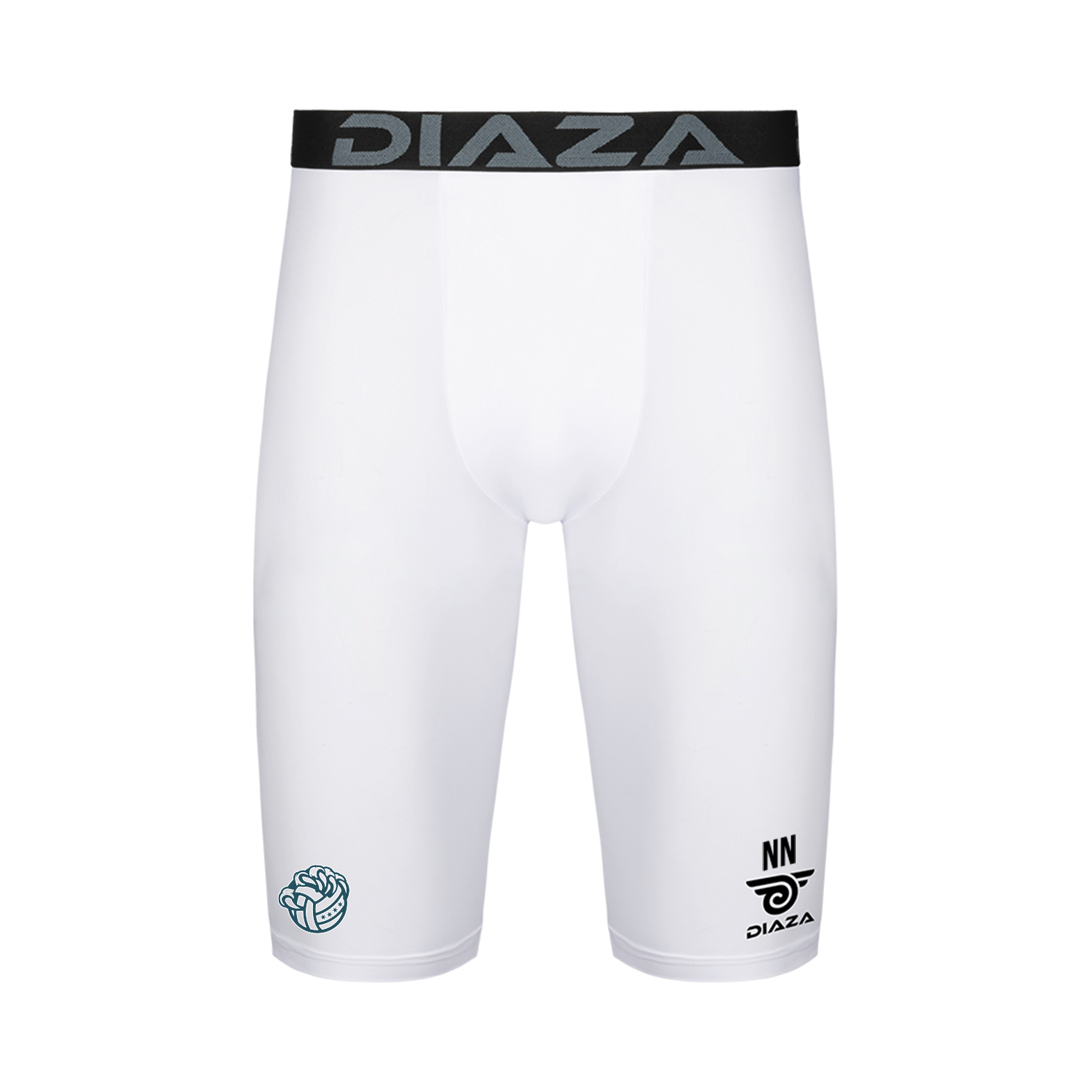Chicago Prowl Compression Shorts White - Diaza Football 