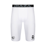 Ottawa Black Bears Compression Shorts White - Diaza Football 