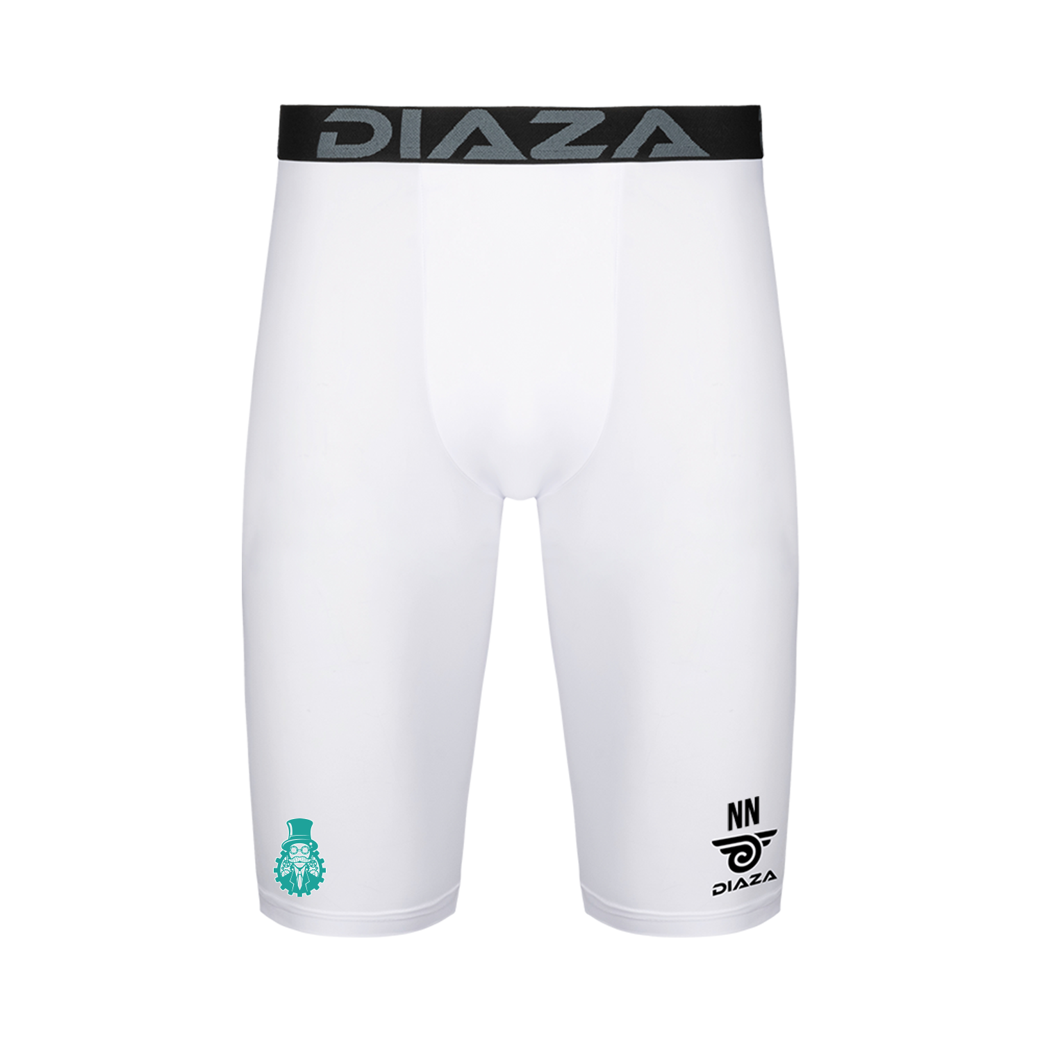Detroit Innovators Compression Shorts White - Diaza Football 