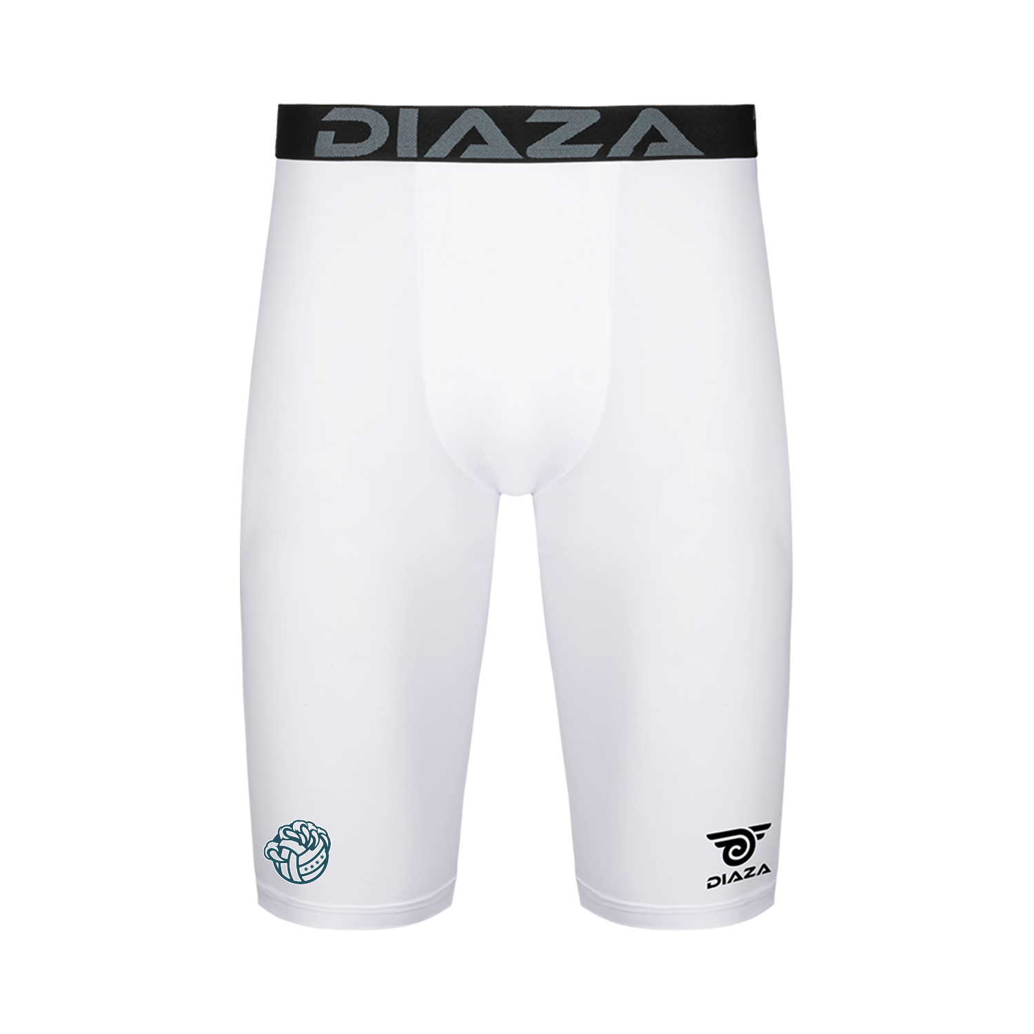 Chicago Prowl Compression Shorts White - Diaza Football 