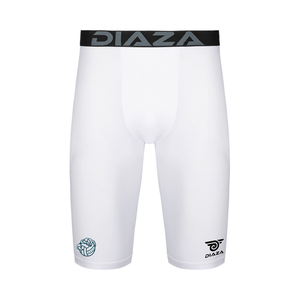 Chicago Prowl Compression Shorts White - Diaza Football 